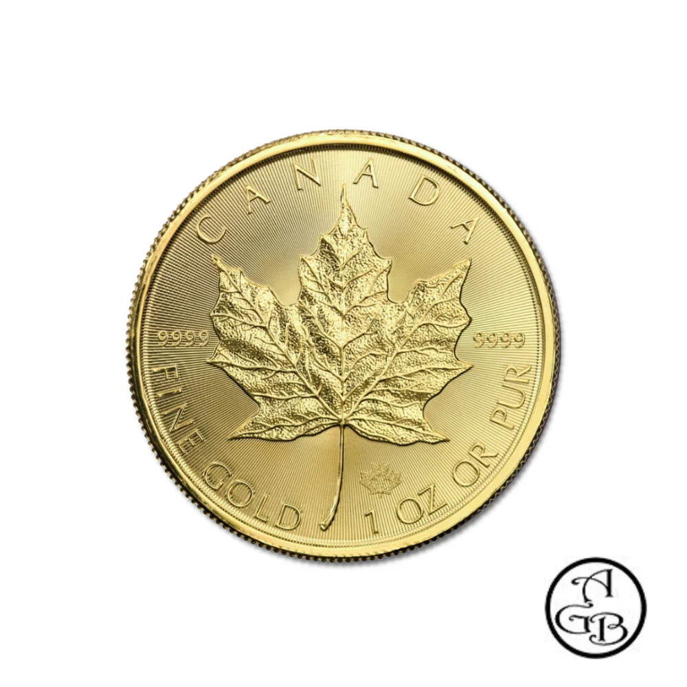 PROMOTIE! Maple Leaf mixed years, 1 ounce zuiver goud